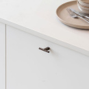 Knopp T Petit - Brunerad Mässing