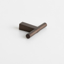 Knopp T Petit - Brunerad Mässing