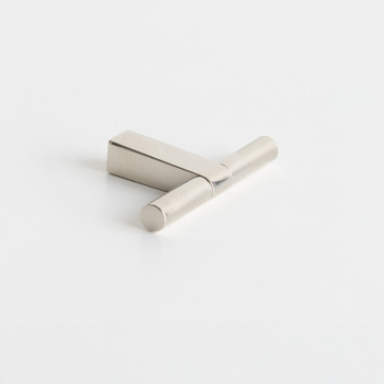 Knopp T Petit - Förnicklad