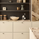 Knopp T Flow - Brunerad Mässing