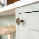 Knopp Floid - Antik Mässing