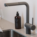 Köksblandare Venedig - Utdragbart Munstycke - Silgranit Klippgrå