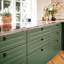 Knopp Manor Round - Antik Mässing