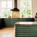 Knopp Manor Round - Antik Mässing