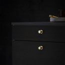 Knopp Manor Round - Guld