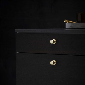 Knopp Manor Round - Guld