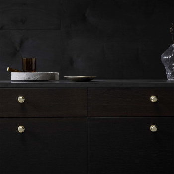 Knopp Manor Round - Guld