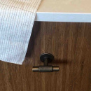 Knopp T Manor - Antik Mässing