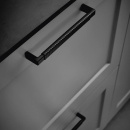 Handtag Rattan - 160mm - Mattsvart