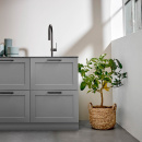 Handtag Rattan - 160mm - Mattsvart