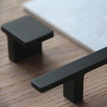 Knopp Transit - 16mm - Mattsvart
