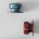 Knopp Colette - 50mm - Glossy Maroon Red