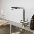 Köksblandare London - Utdragbart Munstycke - Krom