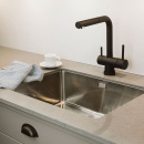 Köksblandare London - Utdragbart Munstycke - Mattsvart