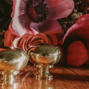 Knopp 7638 - Polerad Mässing