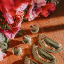 Knopp 7638 - Polerad Mässing