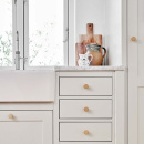 Knopp 2078 - Polerad Mässing