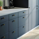 Knopp 2078 - Polerad Mässing