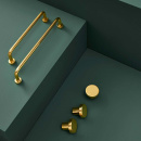 Handtag Lounge - 160mm - Polerad Mässing