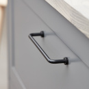 Handtag Lounge - 160mm - Svart