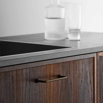 Handtag Lounge - 160mm - Antik Brun
