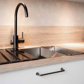 Handtag Lounge - 160mm - Antik Brun