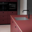 Knopp Plato - Borstad Svart