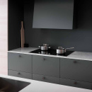 Knopp Plato - Borstad Svart