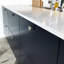 Knopp Plato - Rostfritt Stål Finish