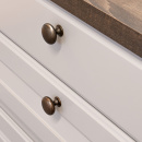 Knopp Duke - Antik Mässing