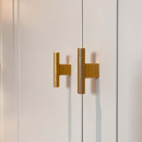 Knopp T Graf Mini - Mässing