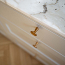 Knopp Jubilee - 28mm - Obehandlad Mässing