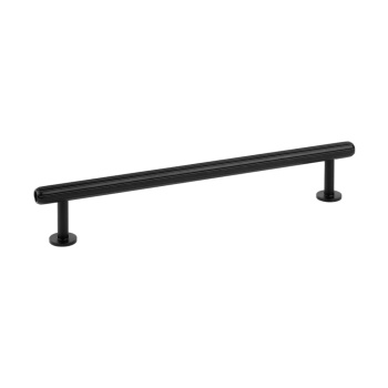 Handtag Rille Mini - 160mm - Borstad Svart