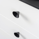 Knopp Conic - 29mm - Mattsvart