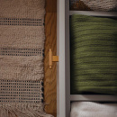 Knopp T Arpa - Borstad Mässing