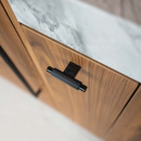 Knopp T Arpa - Borstad Svart