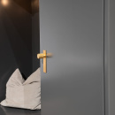 Knopp Arpa/Bricka - Borstad Mässing