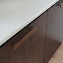 Handtag Brutus - 160mm - Valnöt