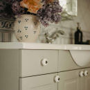 Knopp 409 - 32mm - Tenn/Porslin