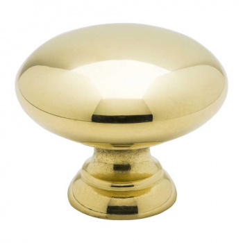 Knopp 411 - 32mm - Polerad Mässing