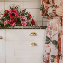 Skålhandtag 3922 - 64mm - Polerad Mässing