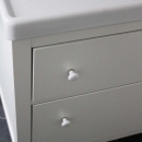 Knopp 24136 - Vit/Krom