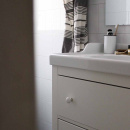 Knopp 24136 - Vit/Krom