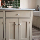 Knopp 24136 - Vit/Mässing