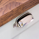 Skålhandtag Newport - 96mm - Förnicklad