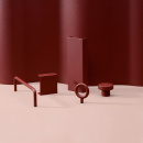 Toniton Hide Handtag - Reddish Brown