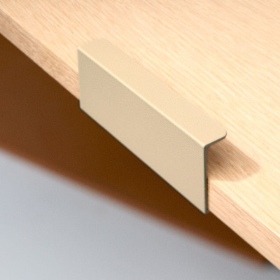 Toniton Hide Handtag - 120mm - Greige i gruppen Handtag / Visa alla handtag / Toniton x Beslag Design hos Beslag Online (401086-11)