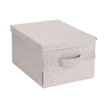 Förvaringslåda med lock - Beige