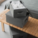 Förvaringslåda med lock - Grå