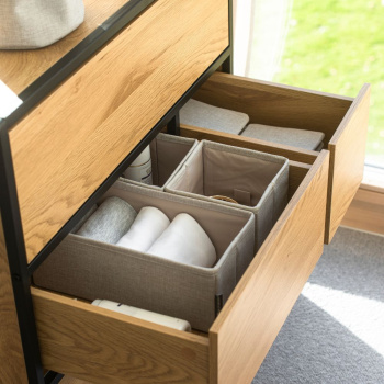 Förvaringslåda 3-set - Beige